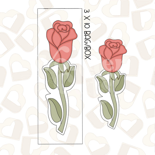 Long Rose Stem Cookie Cutter