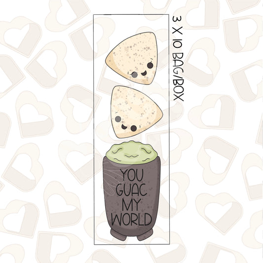 Guac My World Skinny Set of 2 Cookie Cutter
