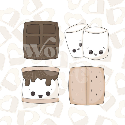 S'mores Minis Set of 3 Cookie Cutter