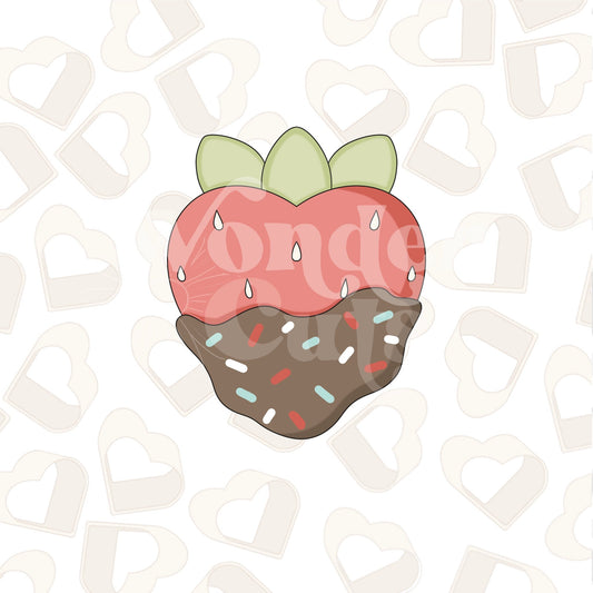 Chocolate Strawberry Cookie Cutter