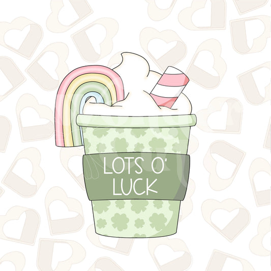Rainbow Latte Cookie Cutter