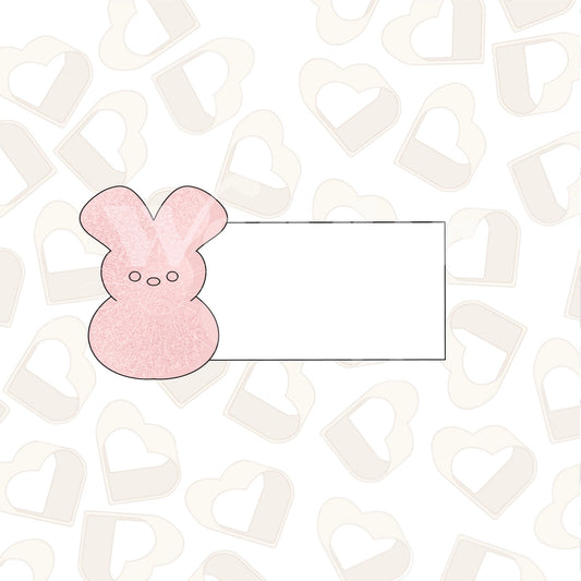 Peep Name Tag Cookie Cutter