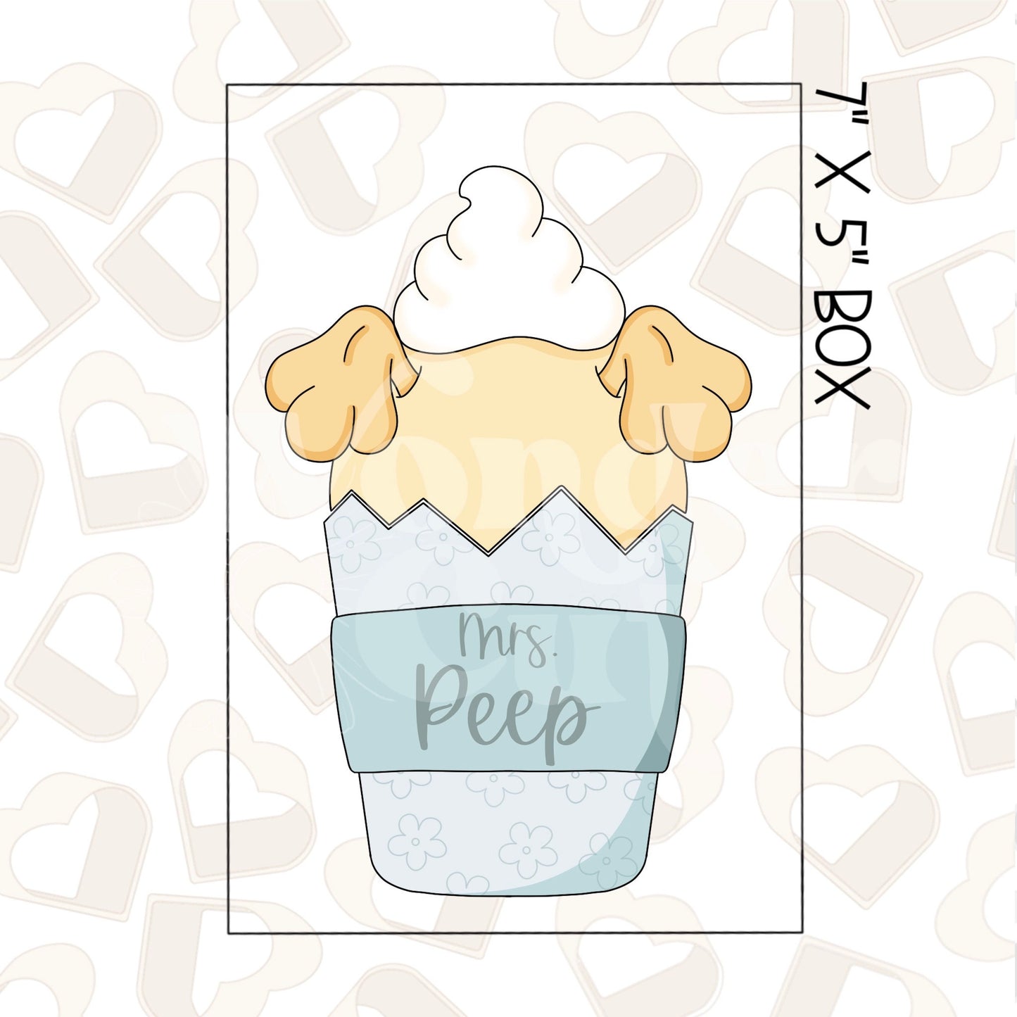 Chick Booty Latte Set of 2 Cookie Cutter