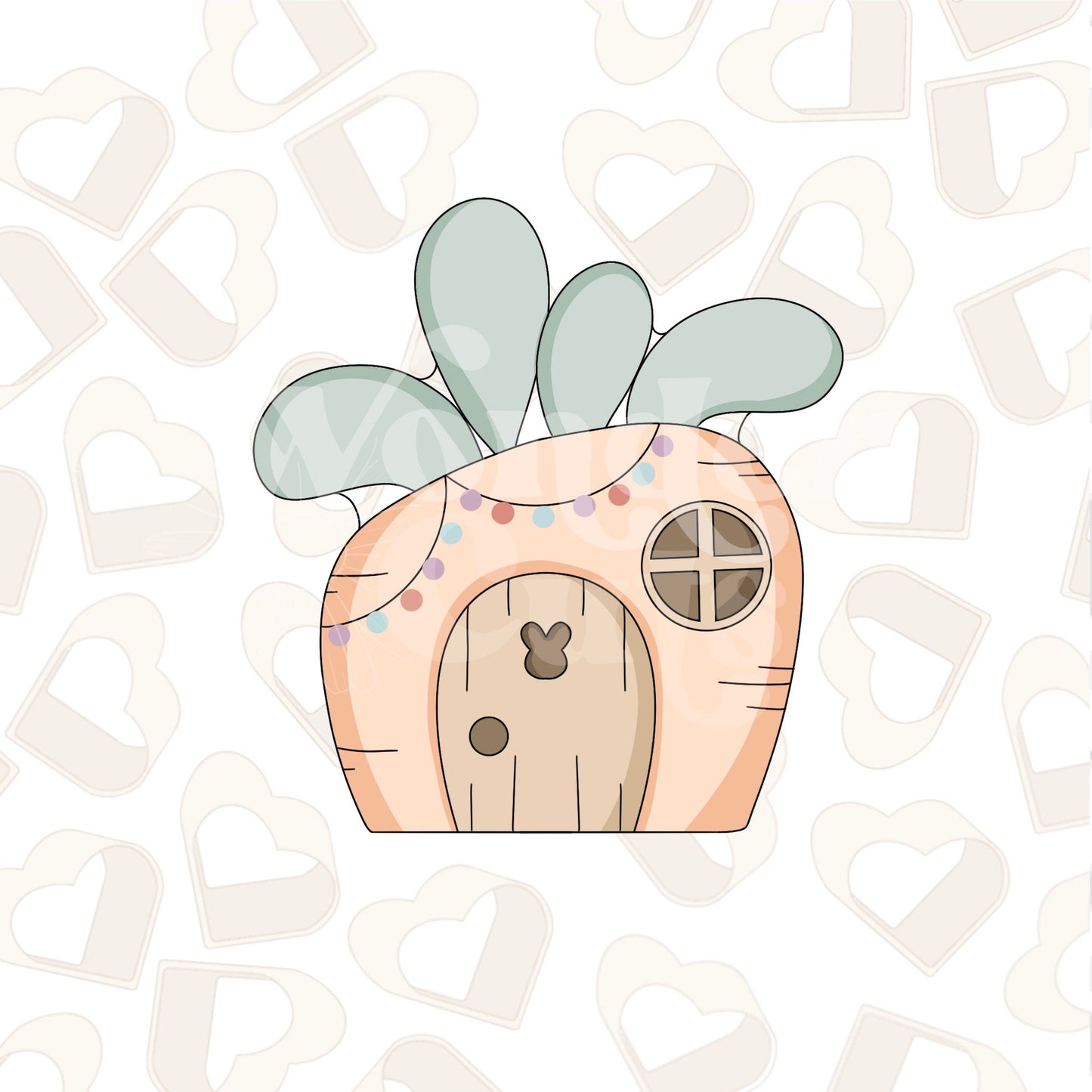 Bunny House Cookie Cutter