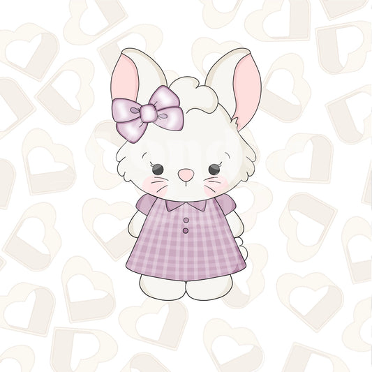 2024 Girly Bunny Cookie Cutter