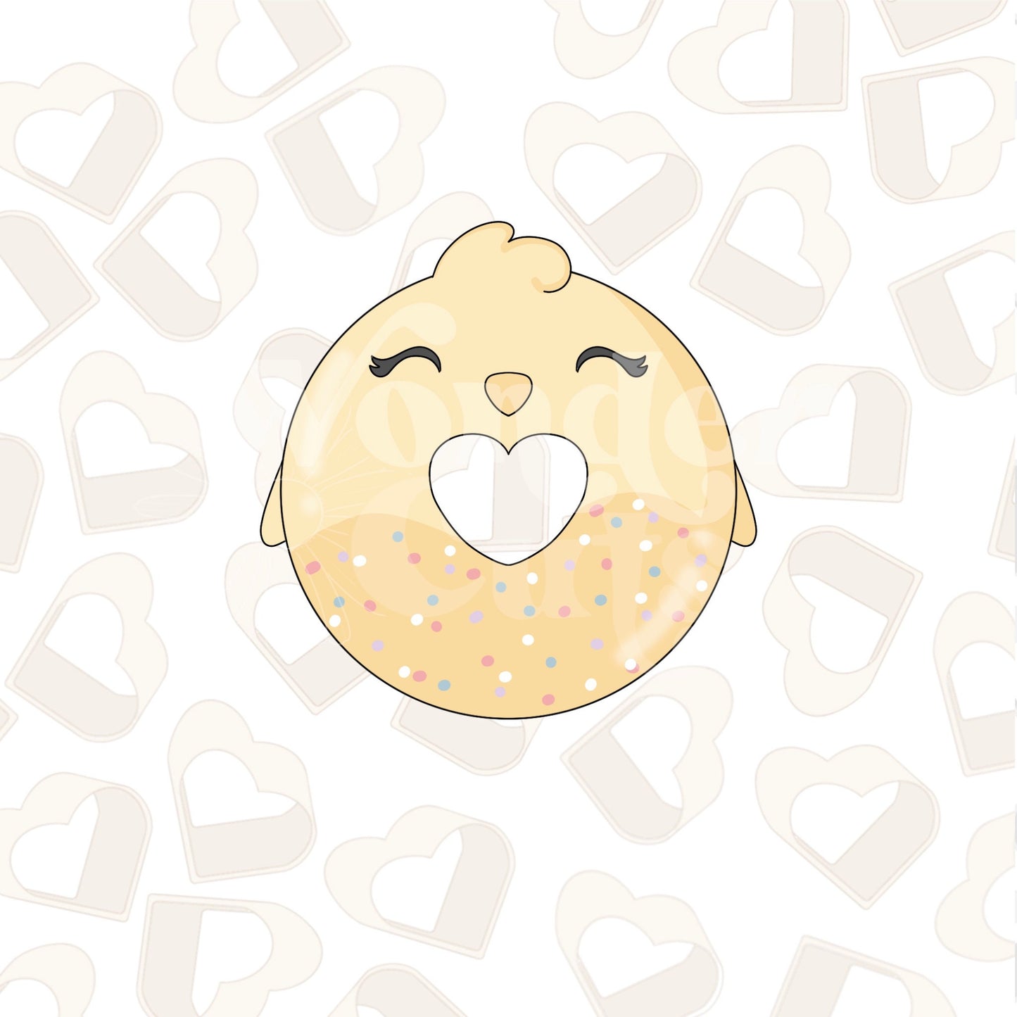Easter Chick Donut Cookie Cutter