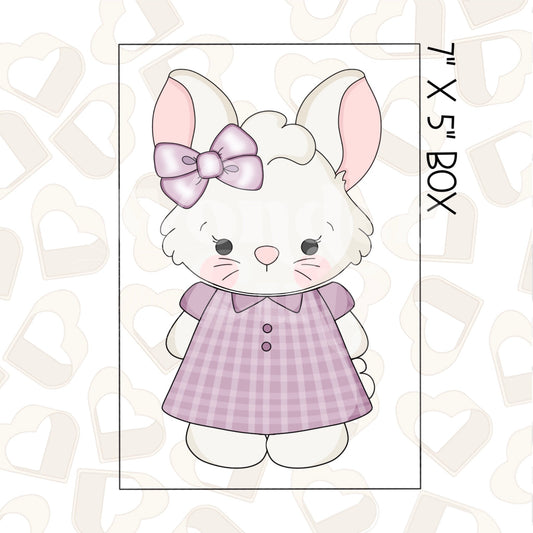 Sunday Best Girl Bunny Set of 2 Cookie Cutter