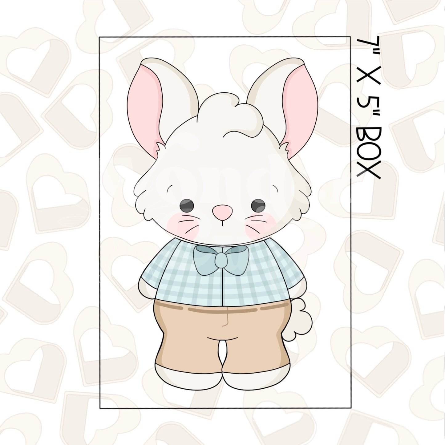 Sunday Best Boy Bunny Set of 2 Cookie Cutter