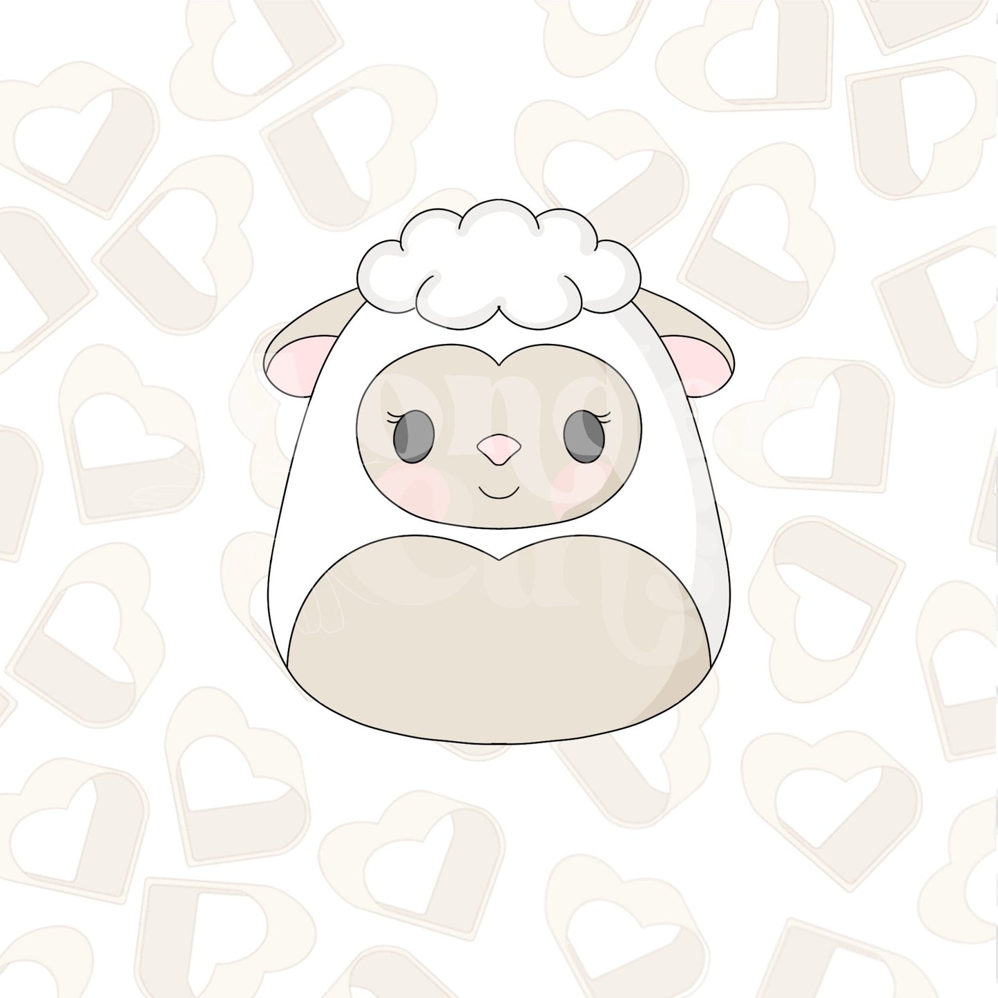 Lamb Squishy Cookie Cutter