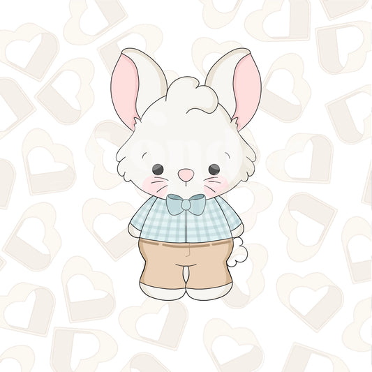 2024 Boy Bunny Cookie Cutter