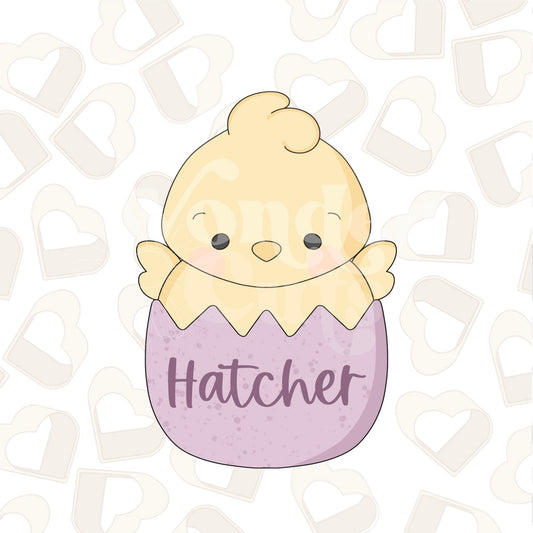 Boy Happy Chick in Egg Cookie Cutter