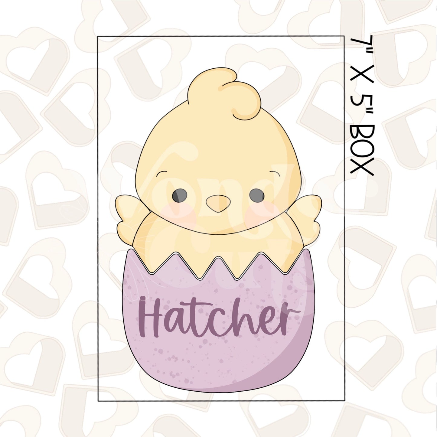 Boy Happy Chick In Egg Set of 2 Cookie Cutter