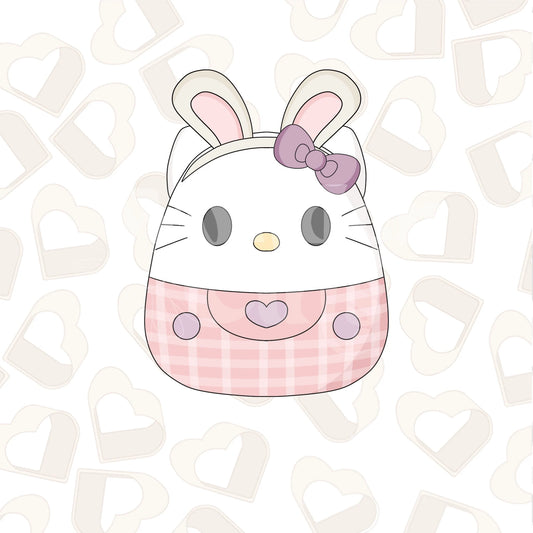Kawaii Kitty Easter Squishy Cookie Cutter
