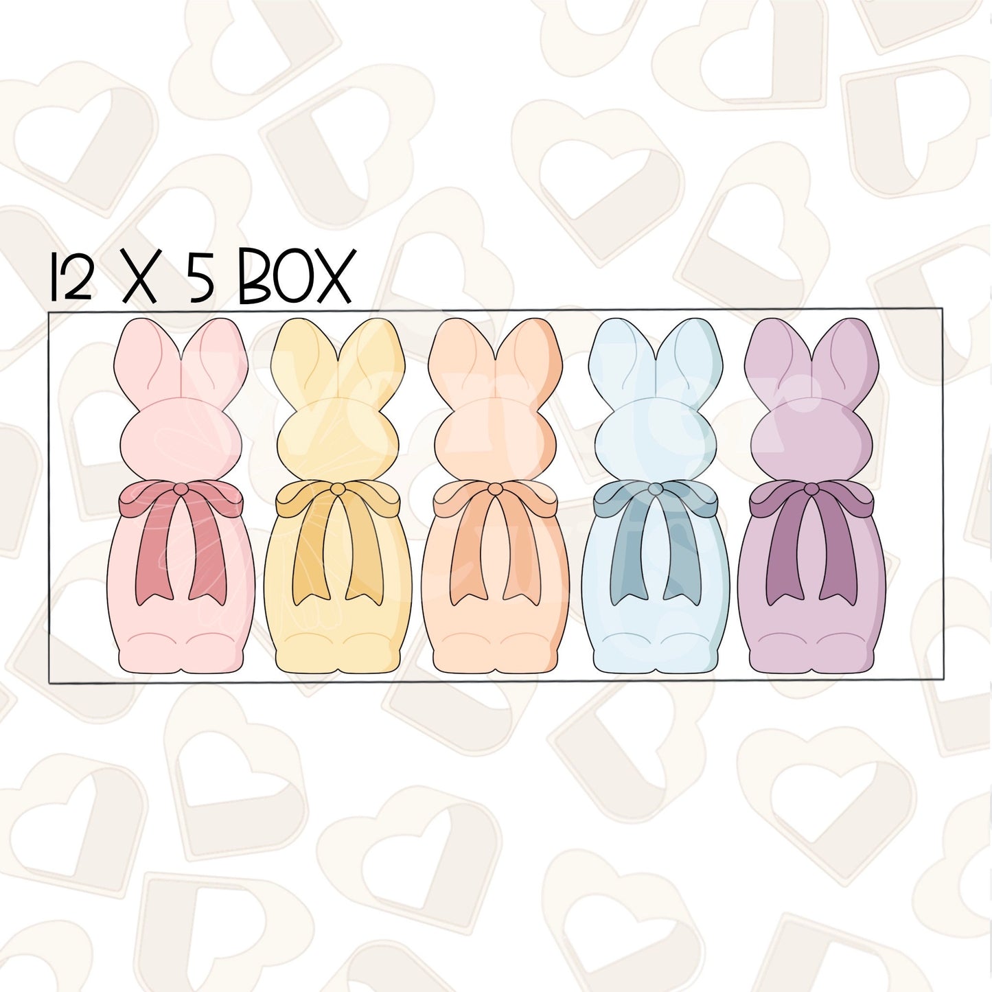 Tall Simple Bunny Cookie Cutter