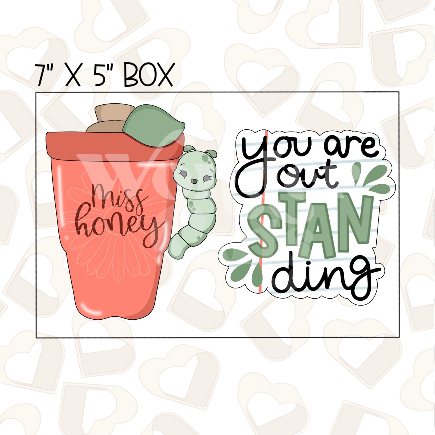 You Are out-STAN-ding Set of 2 Cookie Cutter