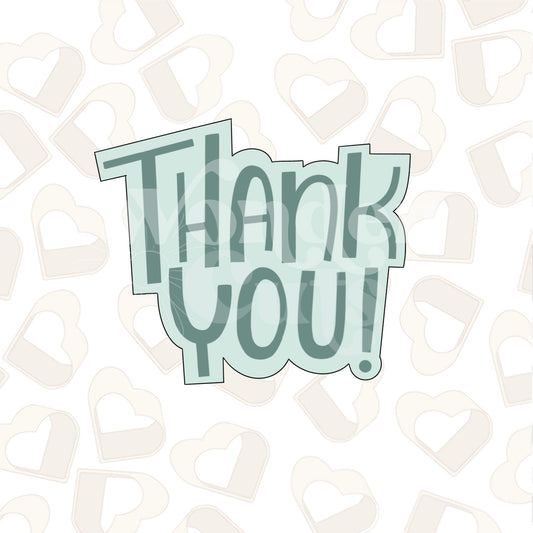 Thank You 1 Cookie Cutter