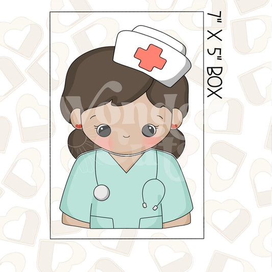 Girl Nurse / Boy Nurse Set of 2 Cookie Cutter