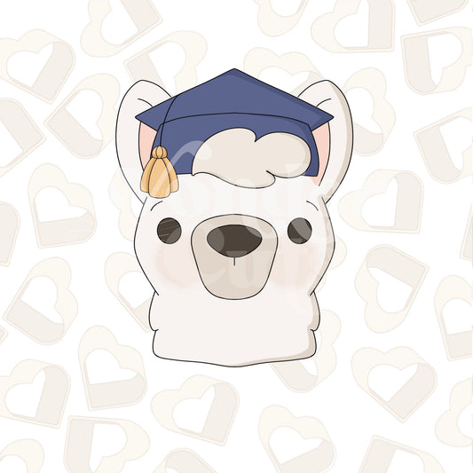 Grad Llama Cookie Cutter