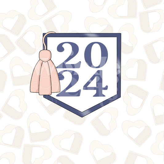 Grad Tassel Plaque Cookie Cutter
