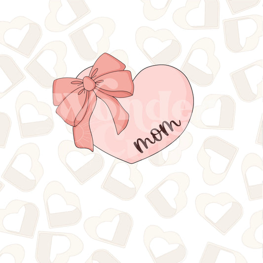 Coquette Heart Cookie Cutter