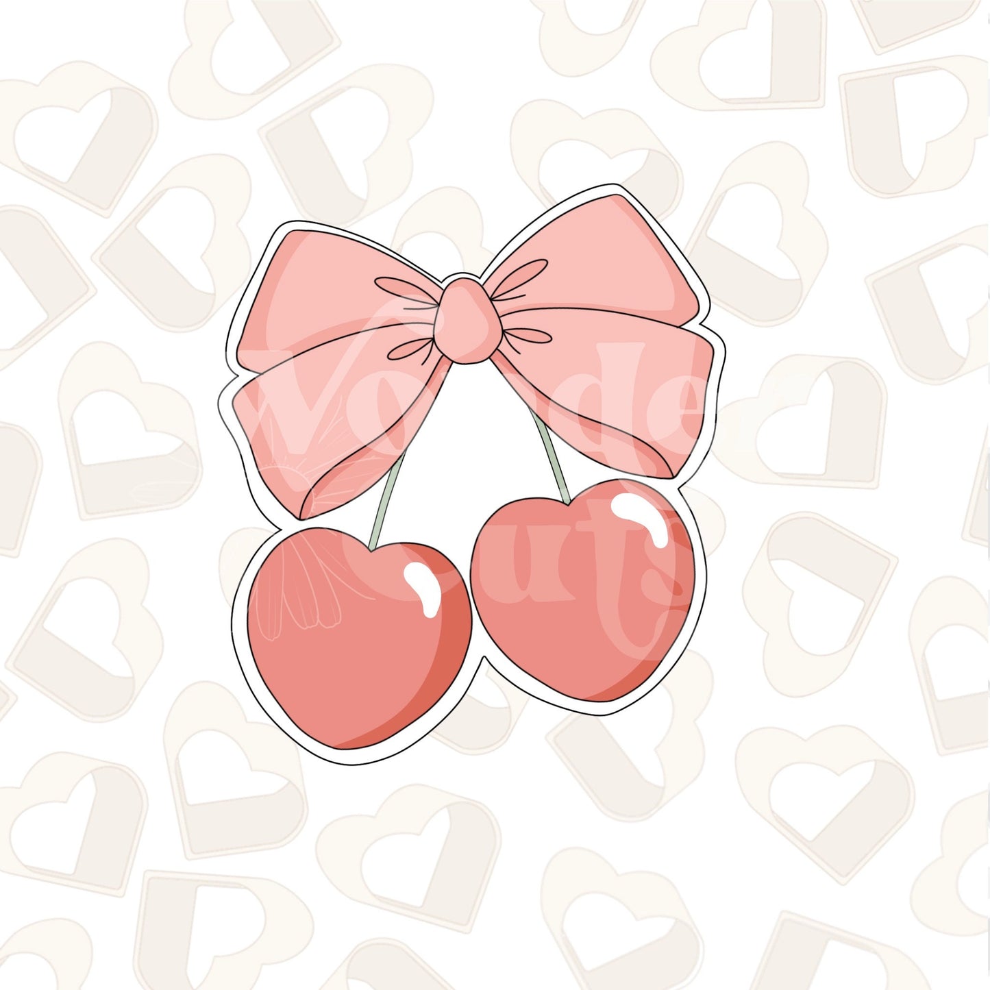 Coquette Cherries Cookie Cutter