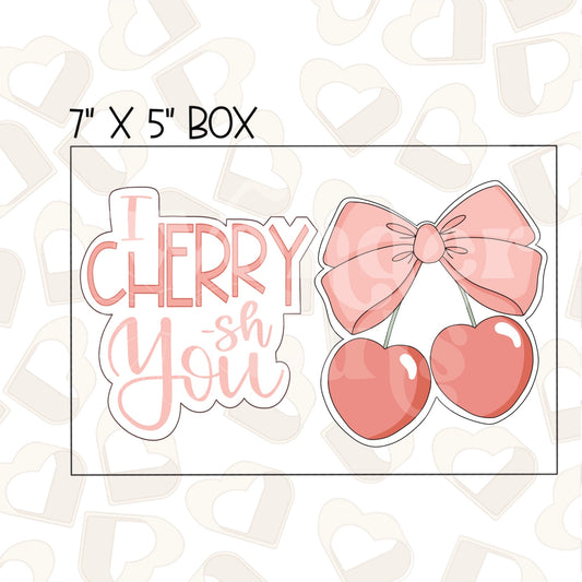 Coquette Cherries Set of 2 Cookie Cutter