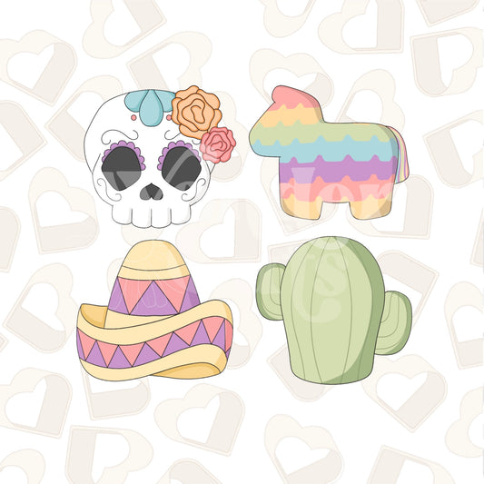 Fiesta Minis Set of 4 Cookie Cutter
