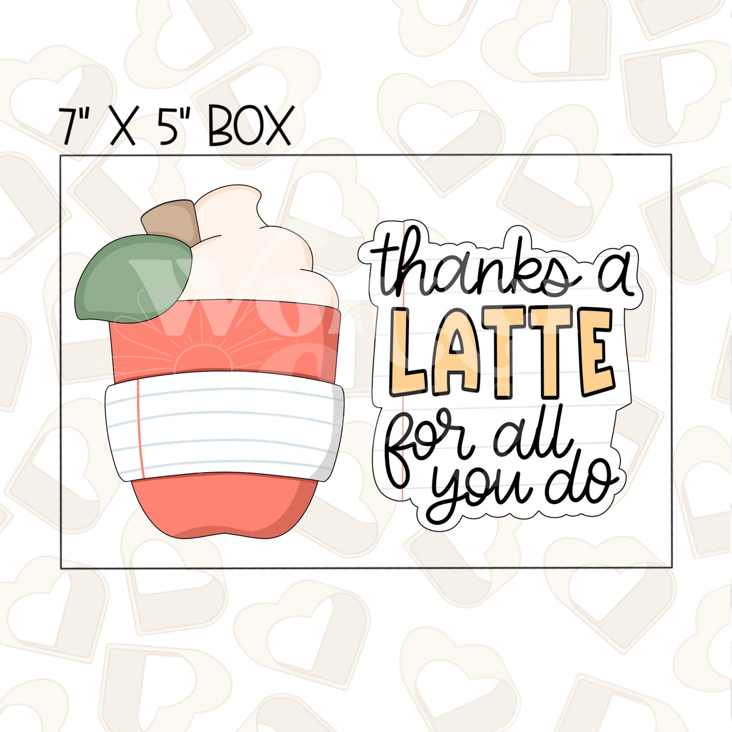 Thanks a Latte Set of 2 Cookie Cutter