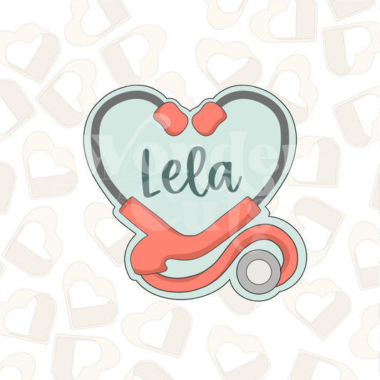 Stethoscope Heart Cookie Cutter