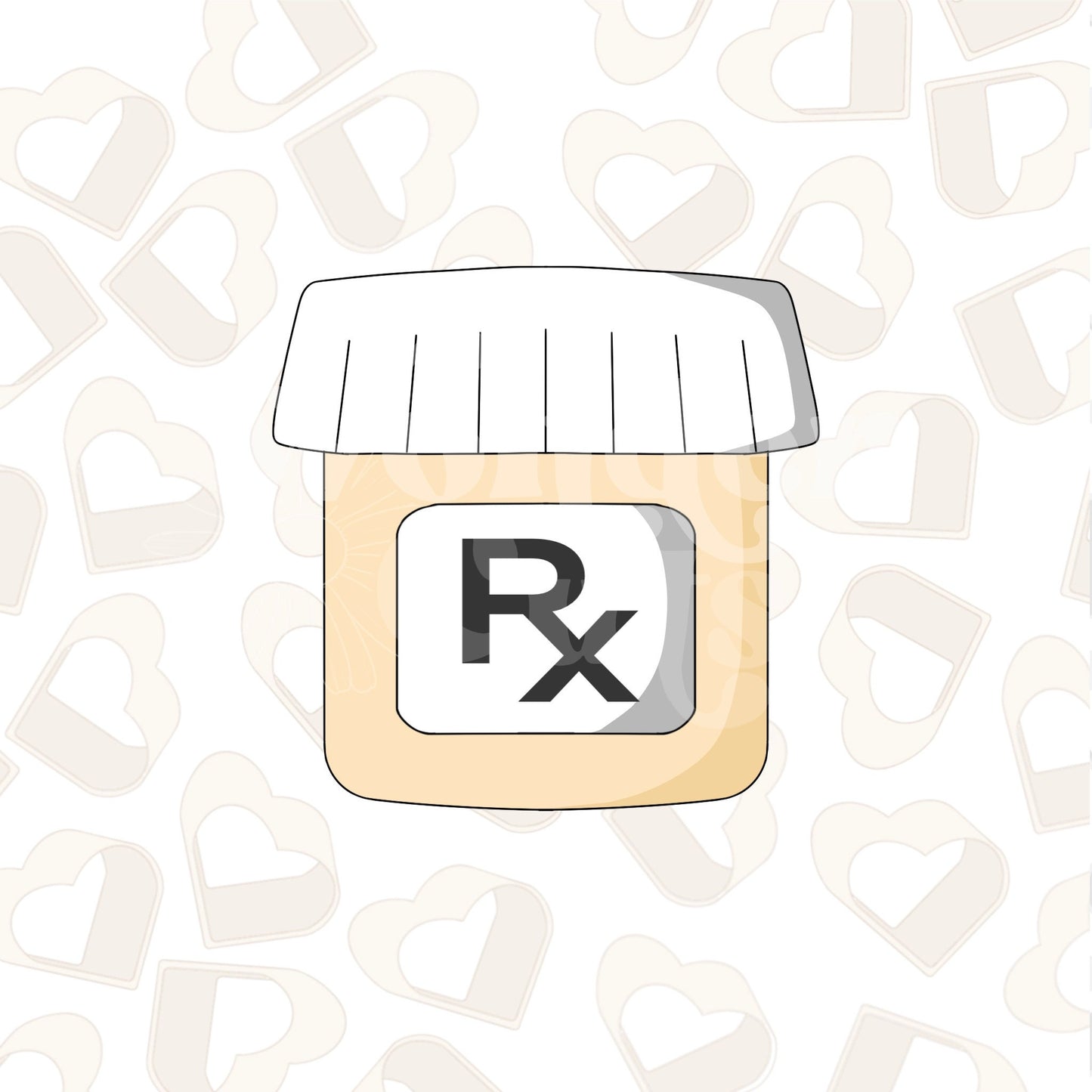 Chubby Pill Bottle Cookie Cutter