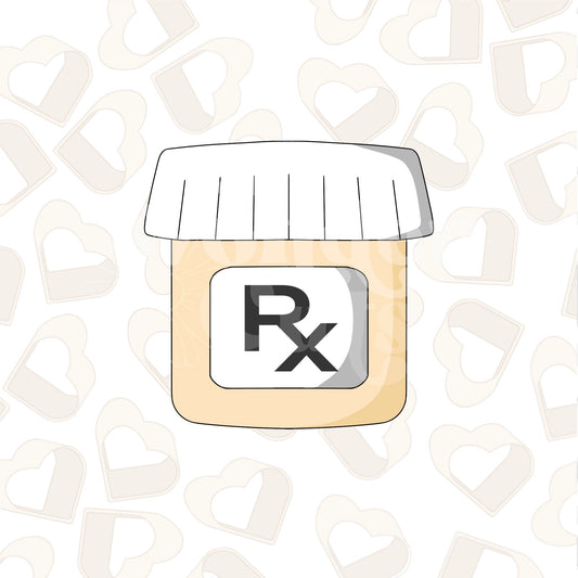 Chubby Pill Bottle Cookie Cutter