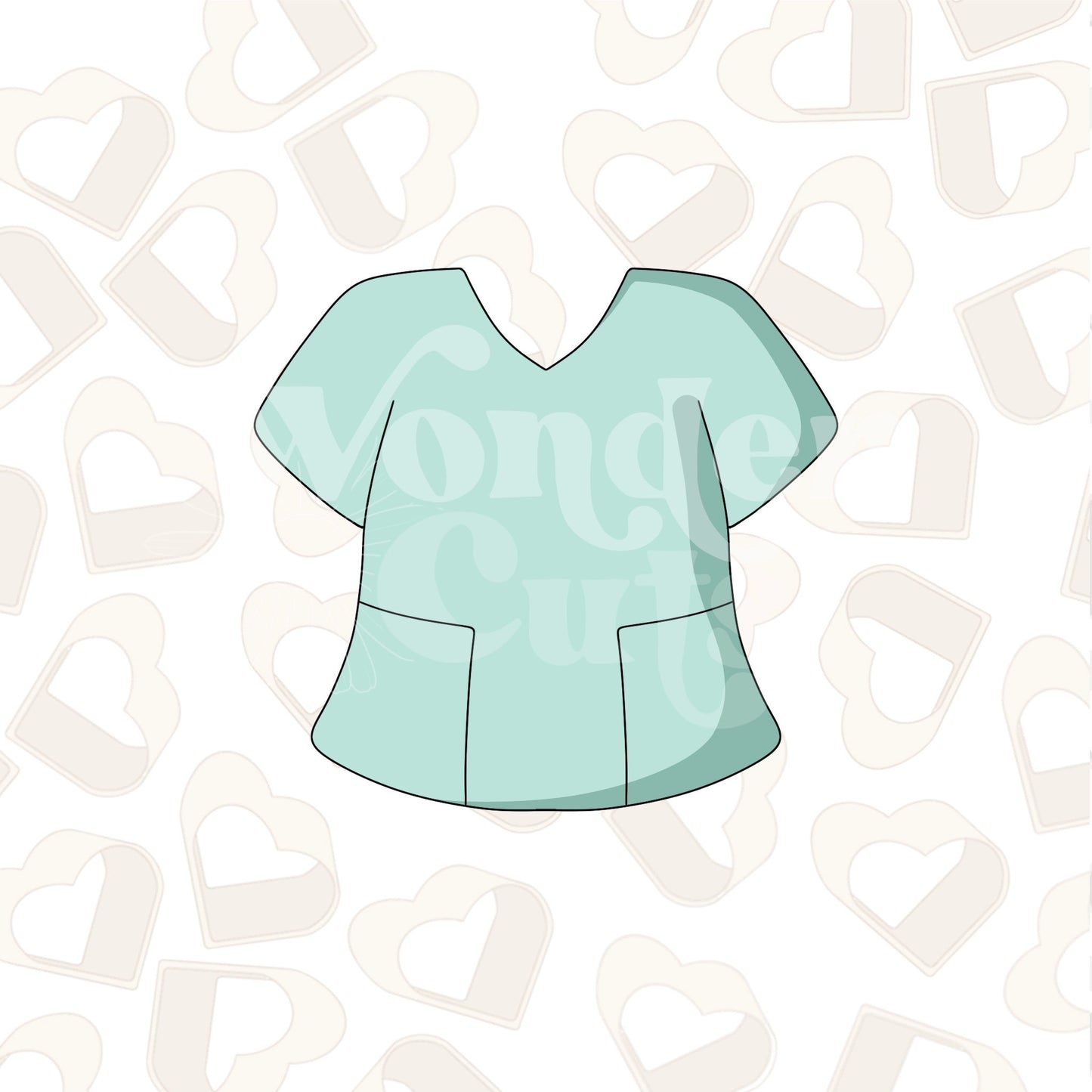 Scrub Top Cookie Cutter