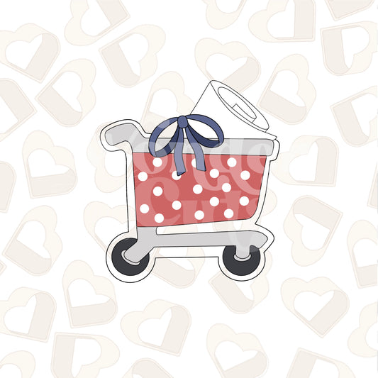Shopping Cart with Diploma Cookie Cutter