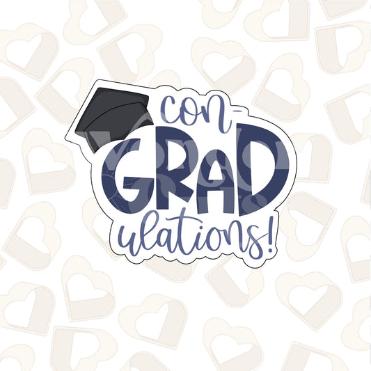 Con-GRAD-ulations Plaque Cookie Cutter
