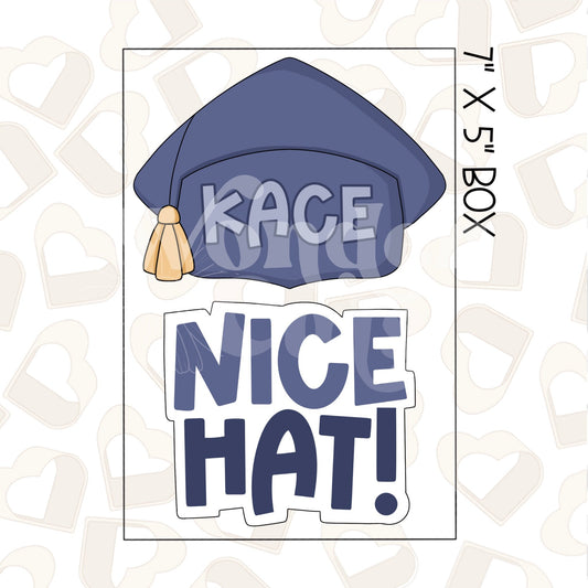 Nice Hat Set of 2 Cookie Cutter