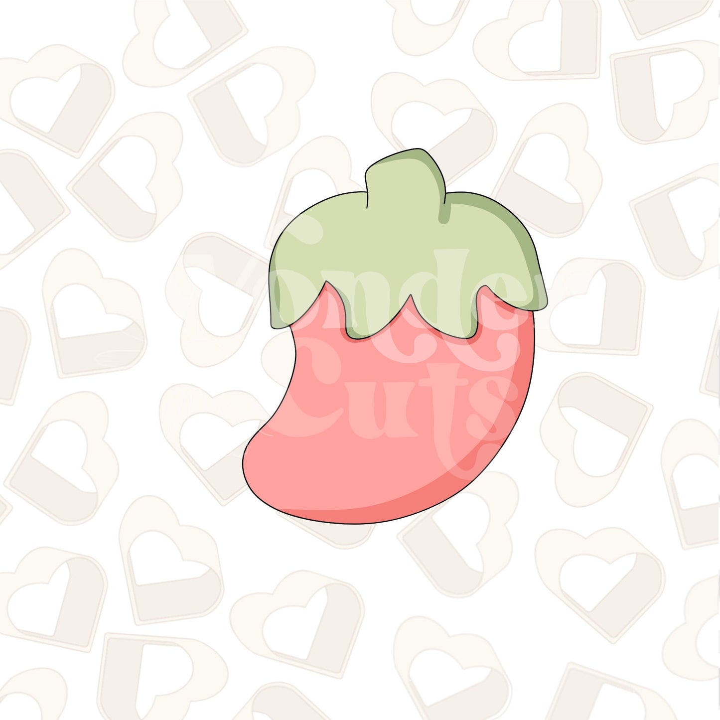Chubby Pepper Cookie Cutter