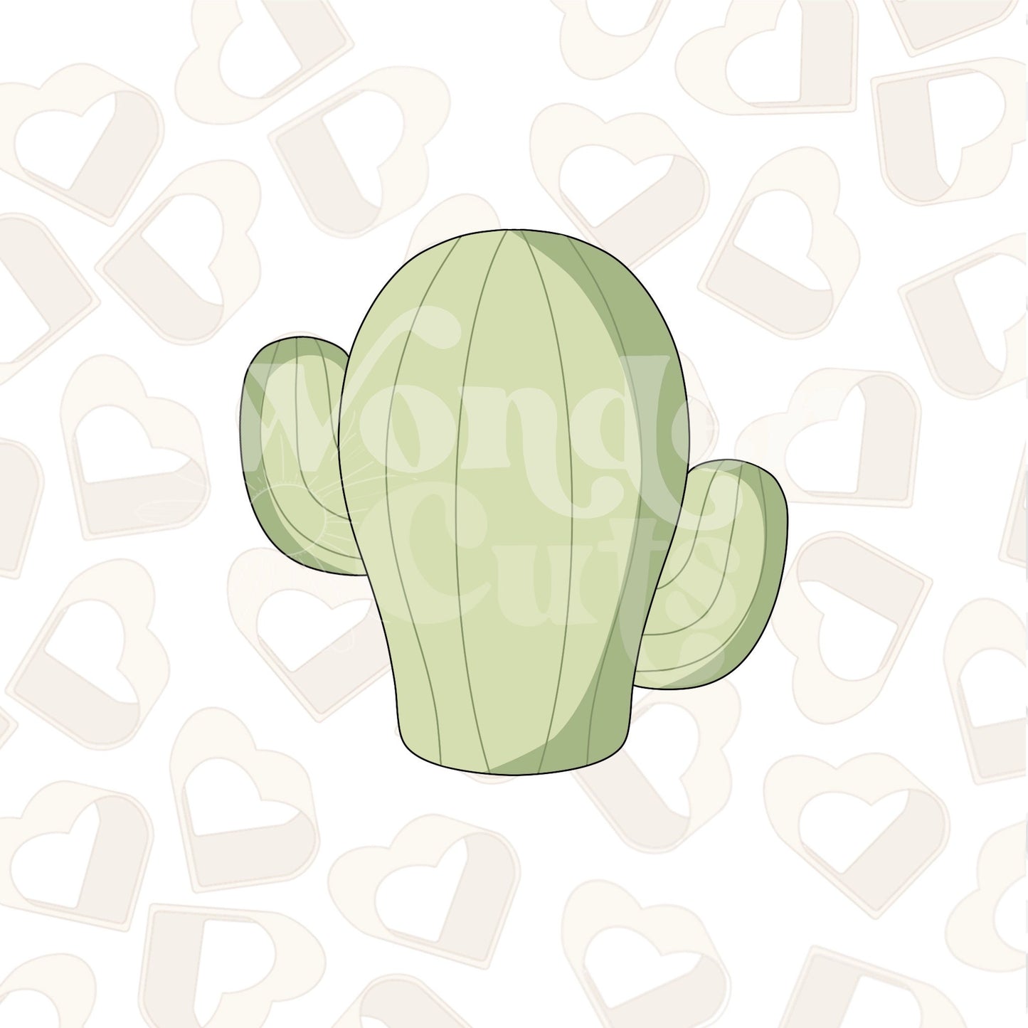 Cactus 3 Cookie Cutter