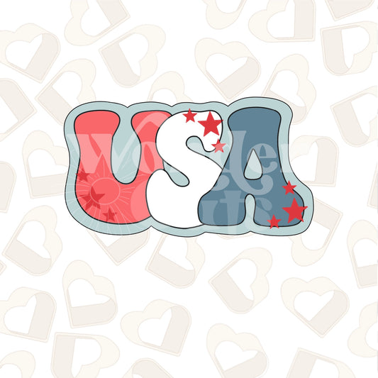 USA Plaque 2 Cookie Cutter