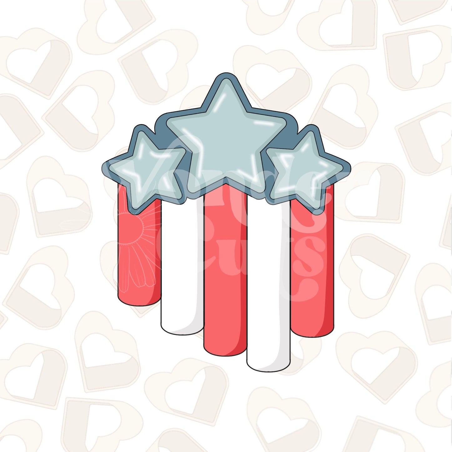 Stars with Stripes Cookie Cutter