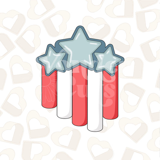 Stars with Stripes Cookie Cutter