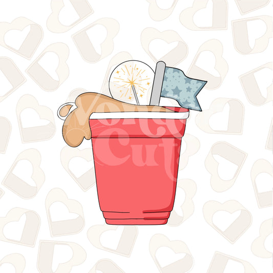 Party Cup Cookie Cutter