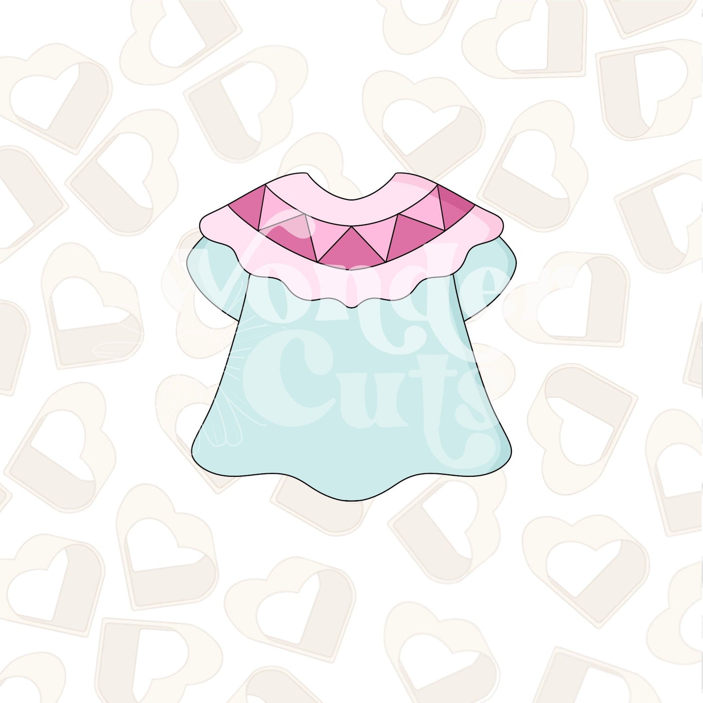 Girly Fiesta Dress Cookie Cutter
