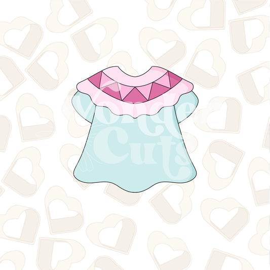Girly Fiesta Dress Cookie Cutter