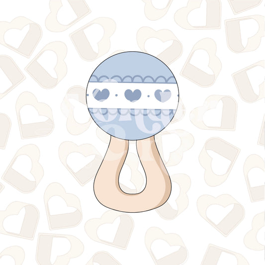 Basic Baby Rattle Cookie Cutter