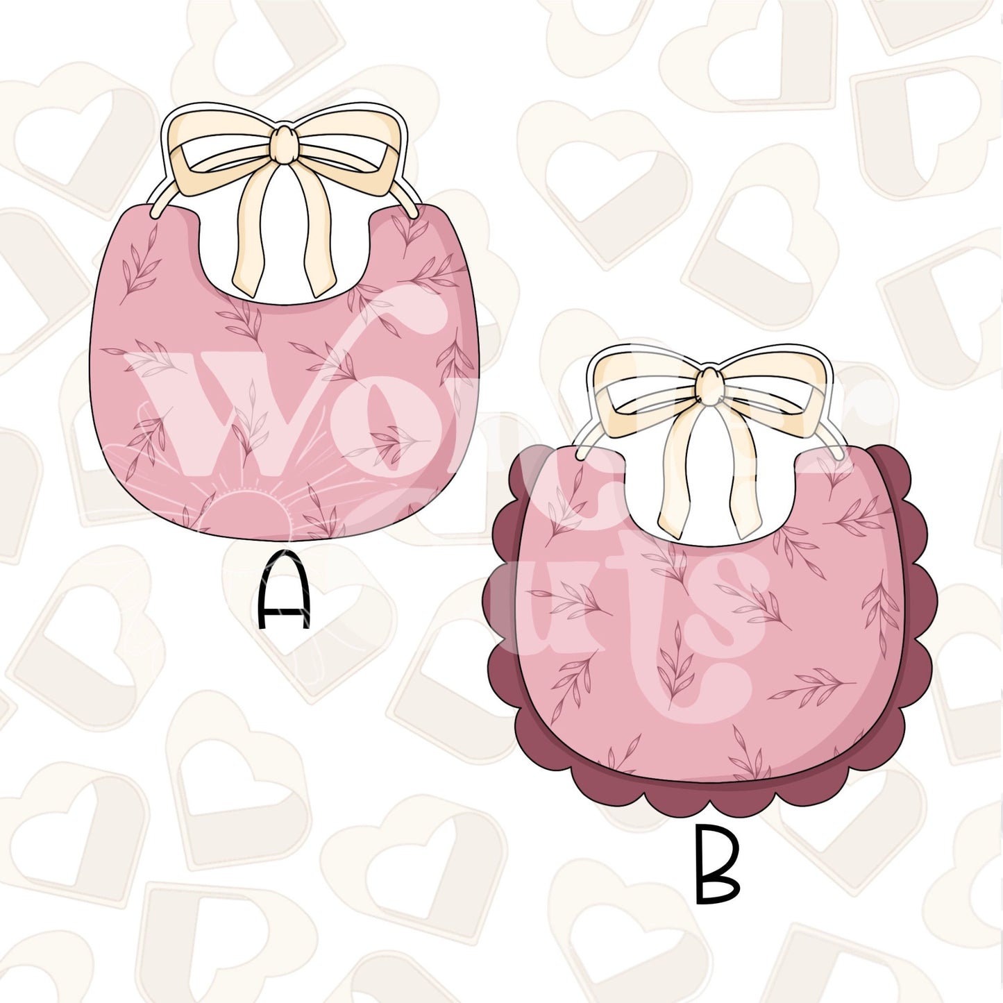 Bow Bib 3 Cookie Cutter