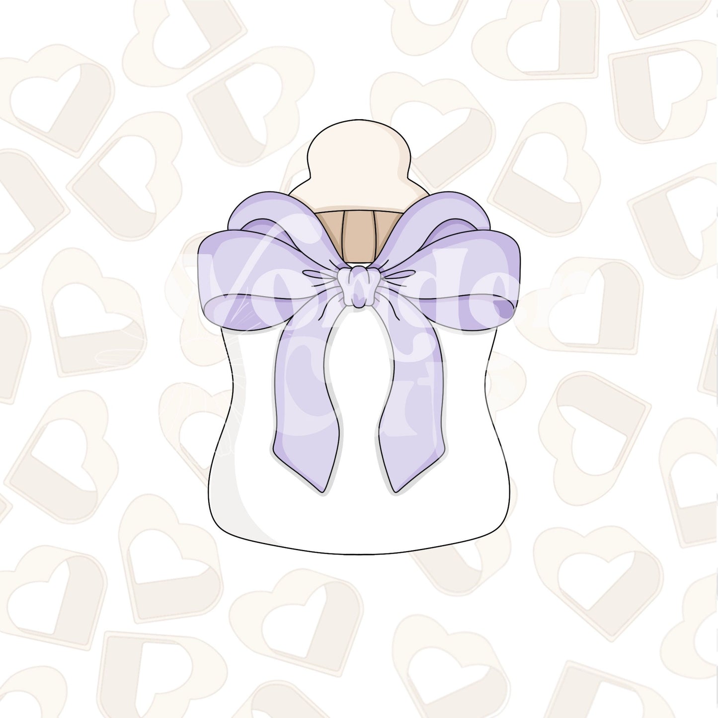 Coquette Bottle Cookie Cutter