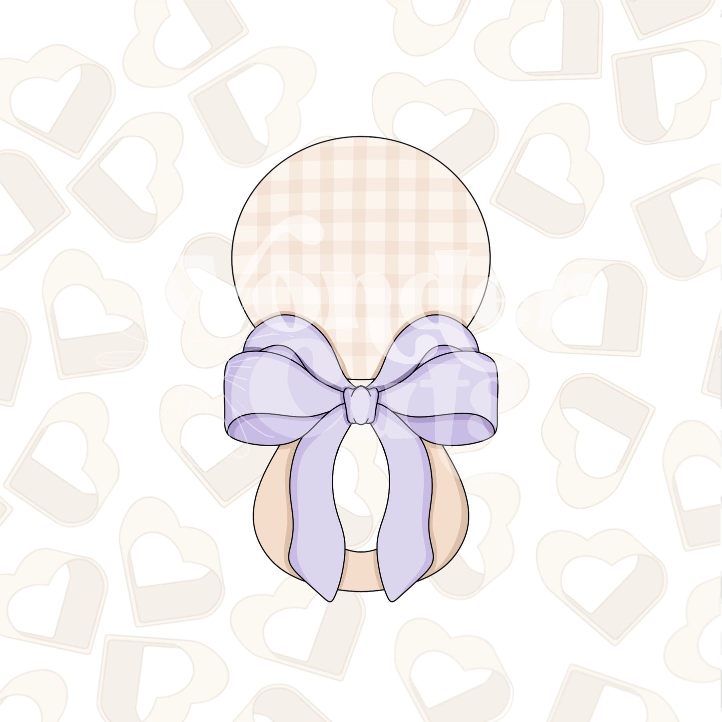 Coquette Rattle Cookie Cutter