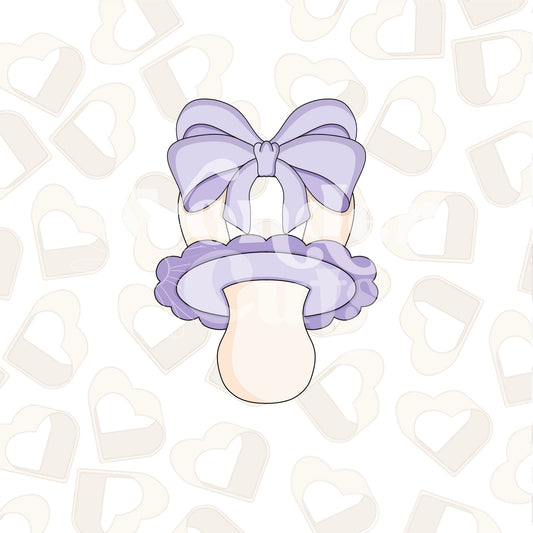 Coquette Pacifier Cookie Cutter