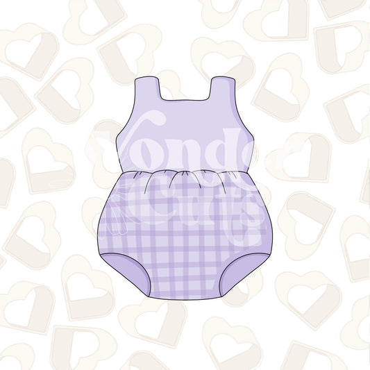 Sleeveless Onesie Cookie Cutter