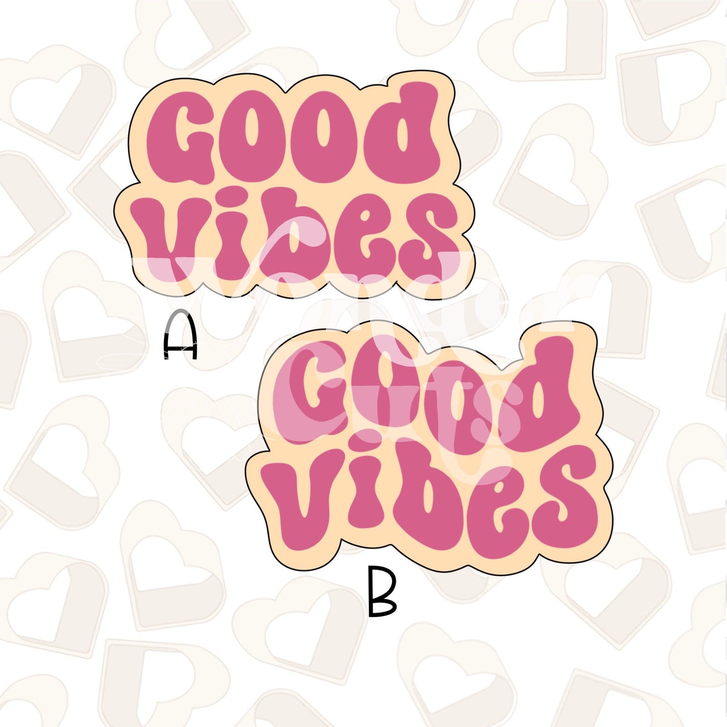 Good Vibes Plaque Cookie Cutter